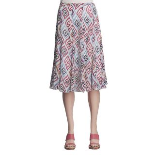 Casual Studio Georgette Skirt (For Women) in Ikat Multi