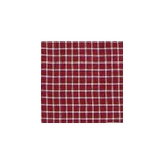Patch Magic Red White Checks Bed Skirt / Dust Ruffle 