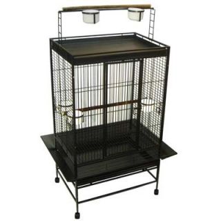 YML Play Top Wrought Iron Parrot Cage 