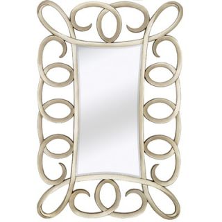 Majestic Mirror Contemporary Beveled Mirror in Antique Silver   2078 