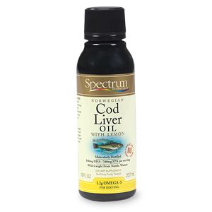 Buy Spectrum Essentials Norwegian Cod Liver Oil With Lemon & More 