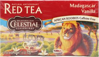 Celestial Seasonings Red Tea Caffeine Free Madagascar Vanilla    20 