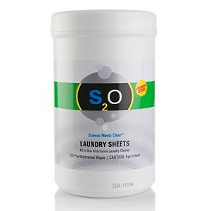 S2O 100 All in One Laundry Sheets   Fresh Scent 