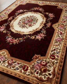 Roses Savonnerie Rug   The Horchow Collection