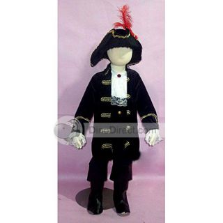 Wholesale Lovely Halloween Suit Pirate Kids Cosplay Costume 
