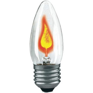 Paulmann Normallampe Glühbirne Flachkerze klar, 230 V 3 W E27 53100 
