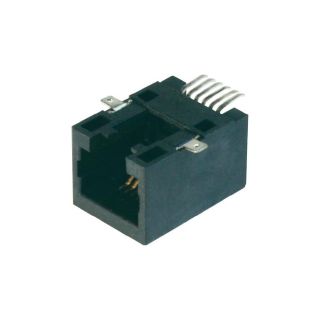 Modulare Einbaubuchse   SMD Buchse, gerade RJ12 Pole 6P6C A 20041 LP 