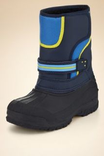 Younger Boys Ankle High Panelled Snow Boots   Marks & Spencer 
