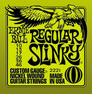 Ernie Ball 2221 Nickel Regular Slinky Electric Guitar Strings 