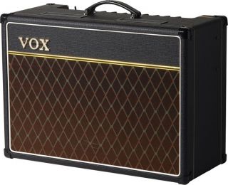Vox Custom AC15C1 15W 1x12 Tube Guitar Combo Amp Black