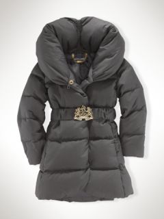 Belted Down Coat   Girls 2 6X Outerwear & Jackets   RalphLauren