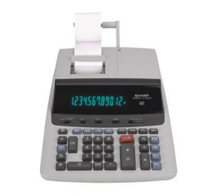 Sharp VX 2652H 12 Digit 2 Color Commercial Printing Calculator