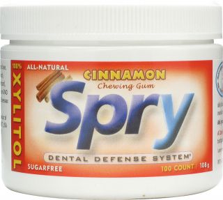Xlear Spry Dental Defense System® Gum Sugar Free Cinnamon    100 