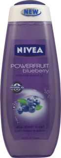 Nivea Hydrating Shower Gel Powerfruit Blueberry    16.9 fl oz 