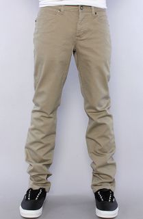 KR3W The K Slim Slim Fit Twill Pant in Khaki  Karmaloop   Global 