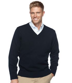 Mens Double L Cotton Sweater, V Neck V Necks   at L.L 
