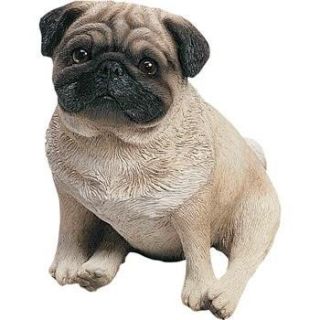 Home Dog Gifts for Pet Lovers Sandicast Fawn Pug Original Figurine