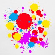 Paint Splatter Colorful Graffiti Graphic Design Picture   Cool tshirt 