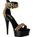 Leopard Print Sandals      