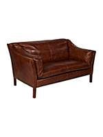 Reggio 2 seater high back sofa mocha