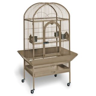 Prevue Hendryx Deluxe Dome Series Wrought Iron Bird Cage in Coco at 