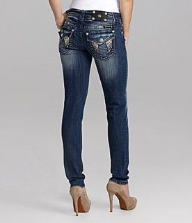 Miss Me Jeans Wing Embellished Skinny Jeans  Dillards 