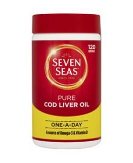 Seven Seas One A Day Pure Cod Liver Oil   120 Capsules   Boots