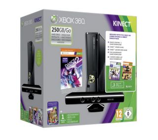 Buy MICROSOFT Xbox 360 with Kinect Sensor and 4 Games Dance Central 