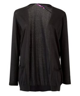 Black (Black) Inspire Black Longline Cardigan  237463201  New Look