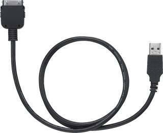 The Kenwood KCA iP102 lets you leave your original iPod cable at 