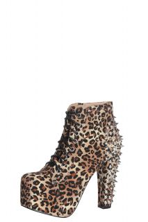 Sale  Footwear  Cassandra Leopard Studded Platform 