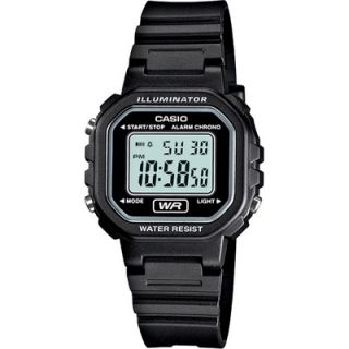 Casio Womens Casual Digital Watch with Black Face
