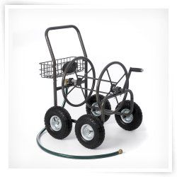 Liberty Garden Four Wheel Hose Reel Cart