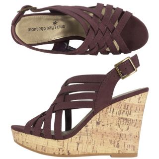 Womens   Montego Bay Club   Womens Giggy Strappy Wedge   Payless 