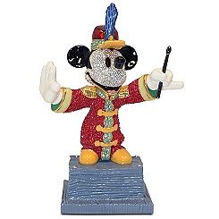 Bandleader Mickey Mouse Figurine by Arribas Brothers   5 3/4 H