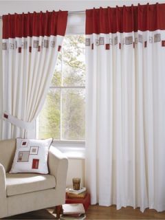 Quattro Applique Hidden Tab Top Curtains Very.co.uk