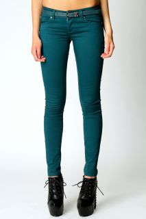  Sale  Jeans  Kate Belted Bright Skinny Jeans