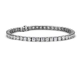 Asscher Diamond Tennis Bracelet in Platinum (9.50 ct. tw.)  Blue Nile