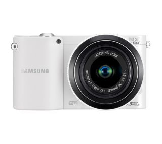 Buy SAMSUNG NX1000 Compact System Camera with 20 50 mm Lens   White 