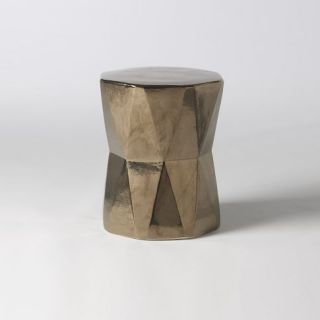 Faceted Ceramic Side Table  west elm