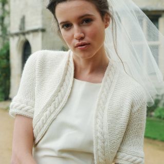 wedding bonnie bolero by purl alpaca designs  