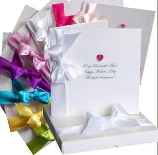 swarovski heart mothers day card & box by made with love designs ltd 