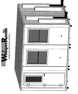 Like New Whisper Room MDL 102126E (8.5 x 10.5)  Sweetwater Trading 