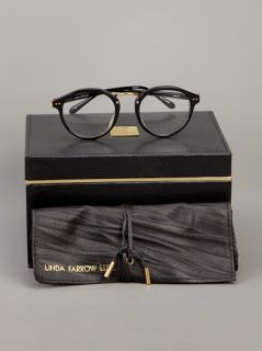 Linda Farrow Luxe Round Frame Optical Glasses   Mode De Vue   farfetch 