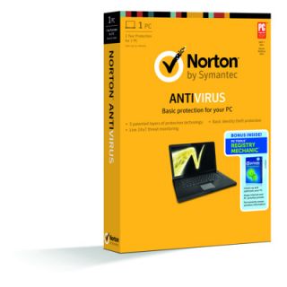 Norton Antivirus 2013 with PC Tools Registry Mechanic, 1 Year, 3 PCs 