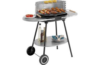 Steel Trolley Charcoal BBQ. from Homebase.co.uk 