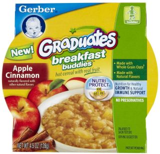 Gerber Graduates Breakfast Buddies   Apple Cinnamon   8 pk