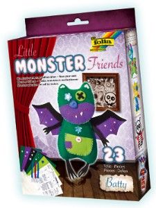 Filzbastelset Little Monster Friends, Batty, 23 tlg., Folia   myToys 