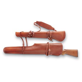 Guide Gear Scoped Rifle Leather Scabbard   282557, Accessories at 
