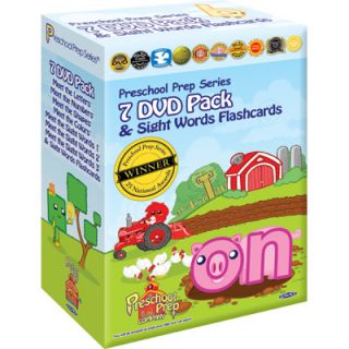 Preschool Prep & Sight Words 7 DVD Pack with BONUS Flashcards (2000488 